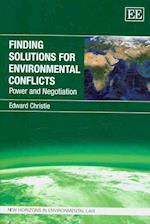 Finding Solutions for Environmental Conflicts