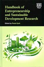 Handbook of Entrepreneurship and Sustainable Development Research