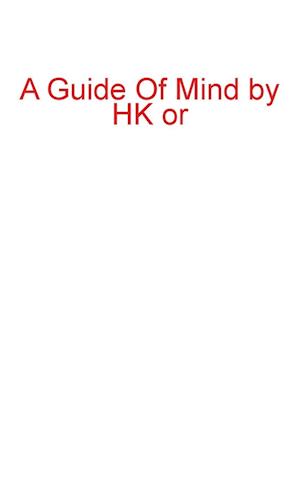 A Guide Of Mind