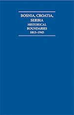 The Historical Boundaries between Bosnia, Croatia, Serbia 1815–1945 Hardback Document and Boxed Map Set