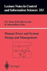 Human Error and System Design and Management