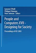 People and Computers XVII — Designing for Society