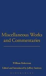 Miscellaneous Works and Commentaries
