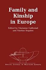 Family and Kinship in Europe