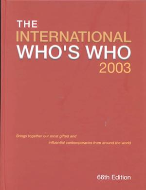 The International Who's Who Book 2003 and Online Bundle