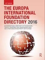 The Europa International Foundation Directory 2016