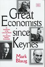 Great economists since keynes