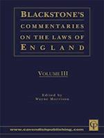 Blackstone's Commentaries on the Laws of England Volumes I-IV