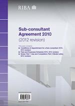 Riba Sub-Consultant Agreement 2010 (2012 Revision) Pack of 10