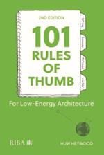 101 Rules of Thumb for Low-Energy Architecture