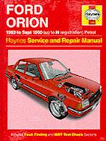 Ford Orion (Petrol) 1983-90 Service And Repair Manual
