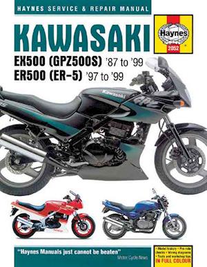 Kawasaki EX500 (GPZ500S) and ER-5 1987-99 Service and Repair Manual