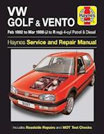 VW Golf & Vento Petrol & Diesel (Feb 92 - Mar 98) J To R