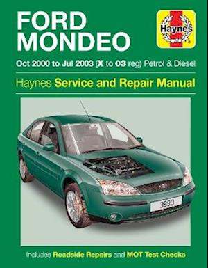 Ford Mondeo Petrol & Diesel (Oct 00 - Jul 03) Haynes Repair Manual