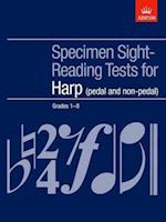 Specimen Sight-Reading Tests for Harp, Grades 1-8 (pedal and non-pedal)