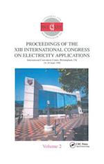 Proceedings of the XIII International Congress on Electricity Applications