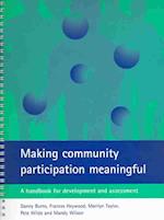 Making community participation meaningful