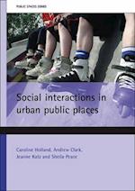 Social interactions in urban public places