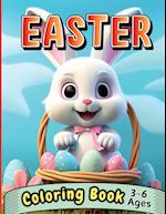 Easter Coloring Book 3-6 Ages