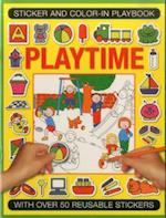 Sticker and Color-in Playbook: Playtime
