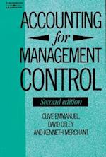 Accounting for Management Control