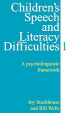 Children's Speech and Literacy Difficulties, Book1