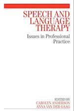 Speech and Language Therapy – Issues in Professional Practice