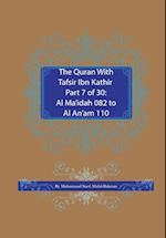 The Quran With Tafsir Ibn Kathir Part 7 of 30