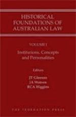 Historical Foundations of Australian Law - Set