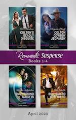Romantic Suspense Box Set 1-4 April 2020/Colton's Deadly Disguise/Colton Cowboy Jeopardy/Snowbound Targets/Bodyguard Boyfriend