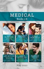 Medical Box Set 1-6 May 2020/Awakened by Her Brooding Brazilian/Falling for the Single Dad Surgeon/The Nurse's Reunion Wish/Baby Bombshell for