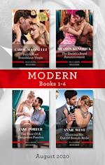 Modern Box Set 1-4 Aug 2020/Italy's Most Scandalous Virgin/The Sheikh's Royal Announcement/The Price of a Dangerous Passion/Claiming His Out-of