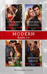 Modern Box Set 1-4 Nov 2020/Christmas Babies for the Italian/His Scandalous Christmas Princess/Playing the Billionaire's Game/Innocent i