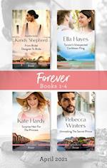 Forever Box Set Apr 2021/From Bridal Designer to Bride/Tycoon's Unexpected Caribbean Fling/Surprise Heir for the Princess/Unmasking the