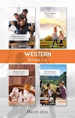 Western Box Set Mar 2021/An Unexpected Father/Making Room for the Rancher/The Littlest Cowgirls/Coming Home to Texas