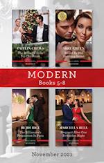 Modern Box Set 5-8 Nov 2021/The Bride He Stole for Christmas/Bound by Her Shocking Secret/The Billionaire's Proposition in Paris/Pregnant Aft