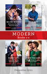 Modern Box Set 1-4 Dec 2021/A Contract for His Runaway Bride/The Innocent's Protector in Paradise/Crowned for His Christmas Baby/Desert