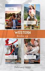 Western Box Set Feb 2022/A Soldier's Dare/Montana Reunion/Her Wyoming Valentine Wish/Trusting the Rancher