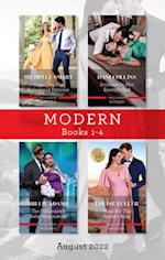 Modern Box Set 1-4 Aug 2022/Crowning His Kidnapped Princess/Innocent in Her Enemy's Bed/The Billionaire's Baby Negotiation/Maid for the Greek's