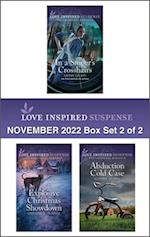 Love Inspired Suspense November 2022 - Box Set 2 of 2/In a Sniper's Crosshairs/Explosive Christmas Showdown/Abduction Cold Case