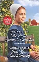 Amish Spinster's Courtship/Her New Amish Family