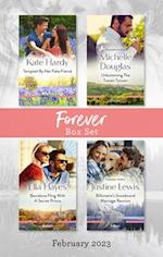 Forever Box Set Feb 2023/Tempted by Her Fake Fiance/Unbuttoning the Tuscan Tycoon/Barcelona Fling with a Secret Prince/Billionaire's Snowbo