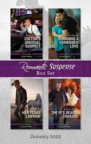 Suspense Box Set Jan 2023/Colton's Unusual Suspect/Guarding a Forbidden Love/Her Texas Lawman/The PI's Deadly Charade