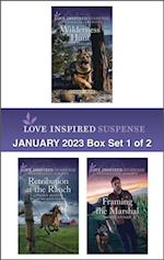 Love Inspired Suspense January 2023 - Box Set 1 of 2/Wilderness Hunt/Retribution at the Ranch/Framing the Marshal