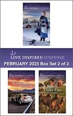 Love Inspired Suspense February 2023 - Box Set 2 of 2/Her Secret Amish Past/Kidnapped in Texas/Ranch Under Fire