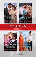 Modern Box Set 1-4 Mar 2023/Reunited by the Greek's Baby/Wed for Their Royal Heir/The Housekeeper's Invitation to Italy/The Secret She Must Te