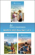 Love Inspired March 2023 Box Set - 1 of 2/Falling for the Amish Bad Boy/A Steadfast Companion/The Bronc Rider's Twins