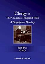 Clergy of the Church of England 1835 - Part Two: A Biographical Directory 