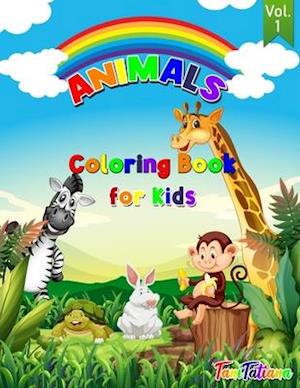 Animals Coloring Book For Kids Vol. 1