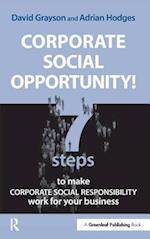 Corporate Social Opportunity!